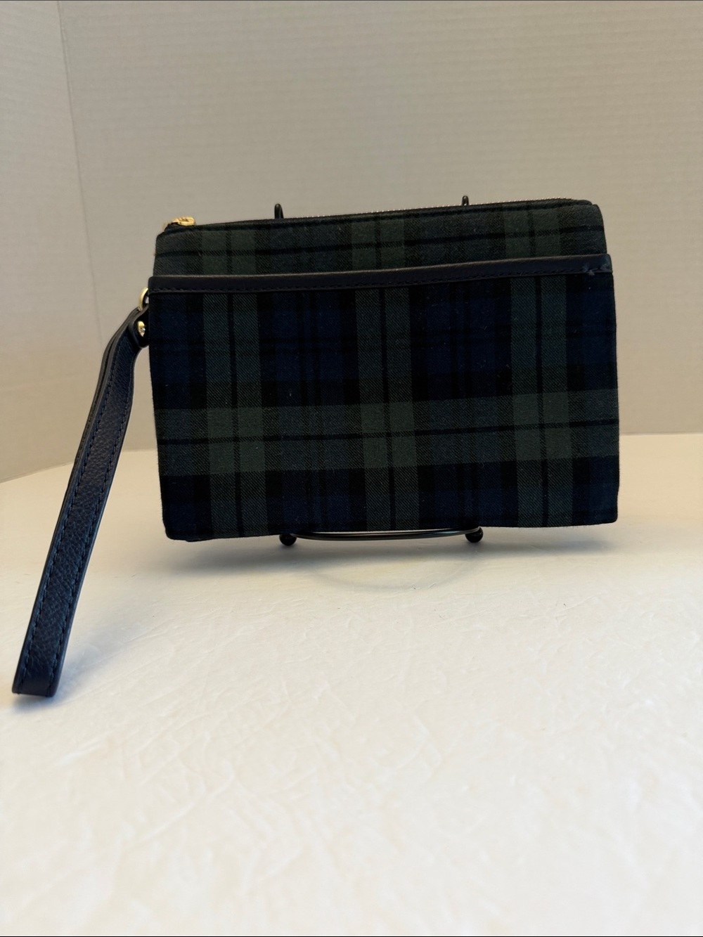 Talbots Blackwatch Plaid Wristlet Clutch - NWOT